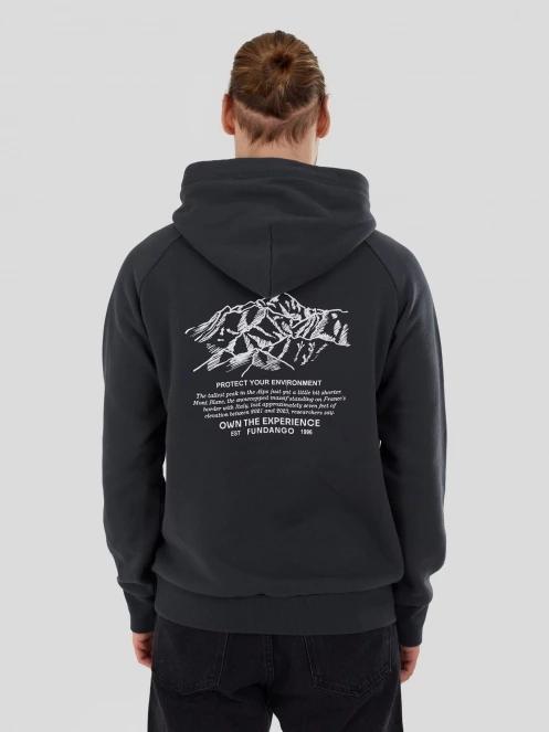 Fundango Talis Hooded Sweatshirt férfi kapucnis pulóver szürke színben 3