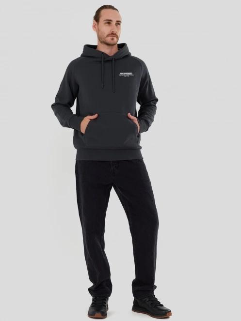 Fundango Talis Hooded Sweatshirt férfi kapucnis pulóver szürke színben 4