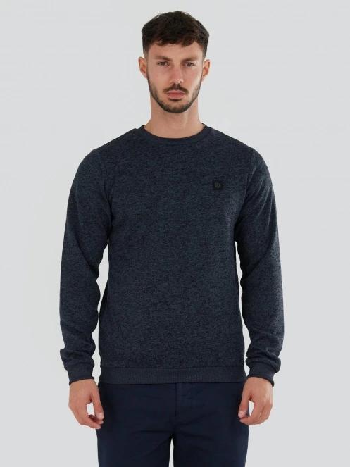 Fundango Randall Pullover férfi pulóver sötétkék színben 2