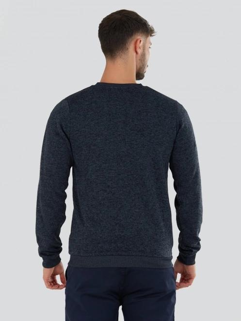 Fundango Randall Pullover férfi pulóver sötétkék színben 3