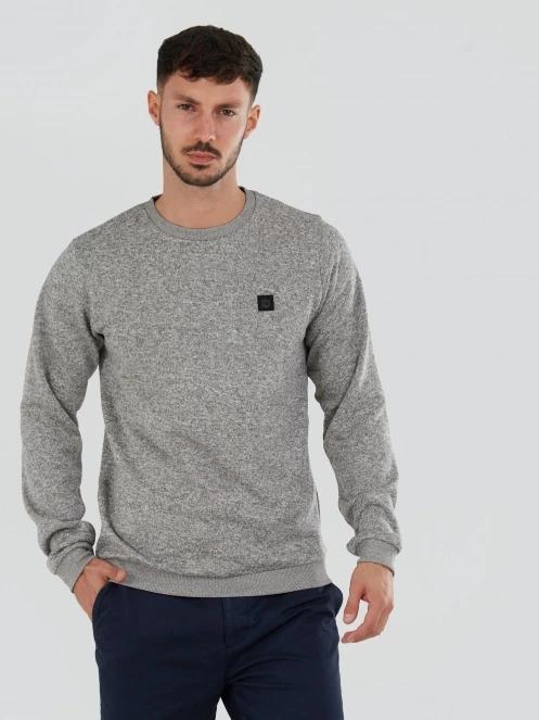 Fundango Randall Pullover férfi pulóver szürke színben 2
