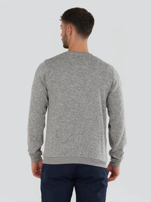 Fundango Randall Pullover férfi pulóver szürke színben 3