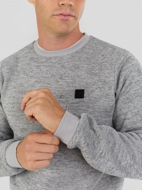 Fundango Randall Pullover férfi pulóver szürke színben 6