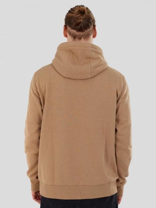 Fundango Conor Hooded Sweatshirt férfi kapucnis pulóver barna színben 3
