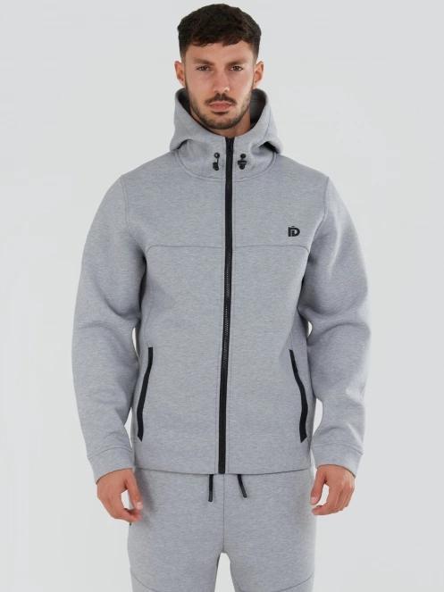 Fundango Hamal Tech Hoodie férfi kapucnis pulóver szürke színben 2