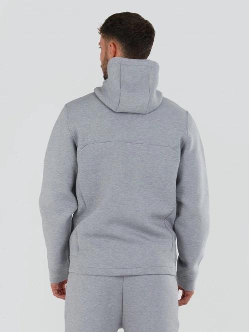 Fundango Hamal Tech Hoodie férfi kapucnis pulóver szürke színben 3