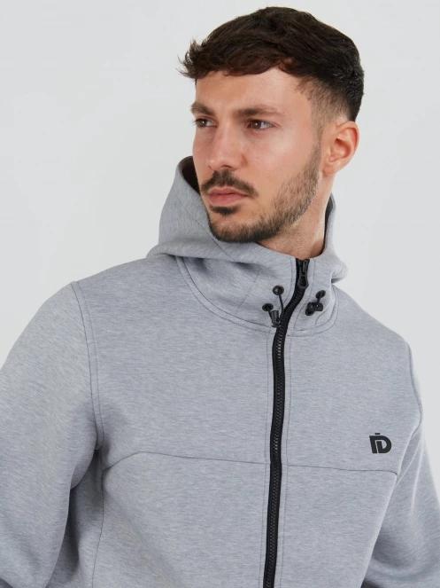 Fundango Hamal Tech Hoodie férfi kapucnis pulóver szürke színben 6