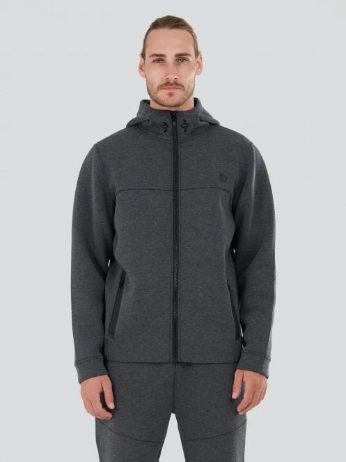 Fundango Hamal Tech Hoodie férfi kapucnis pulóver fekete színben 2