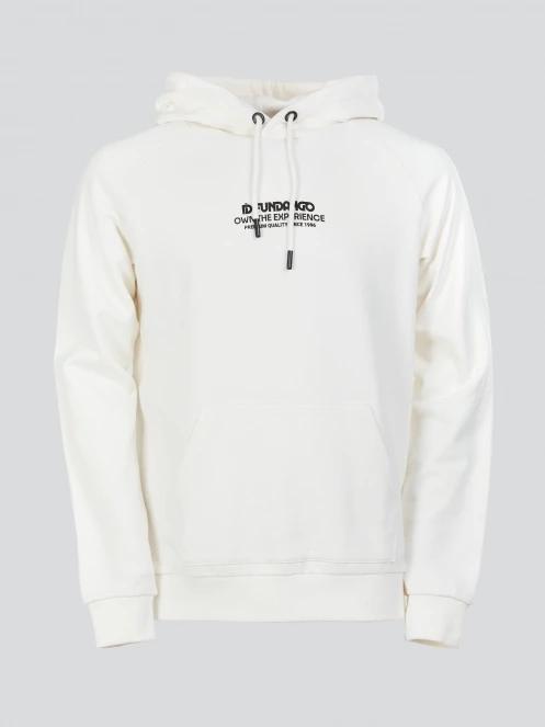 Fundango Kronos Hooded Sweatshirt férfi pulóver fehér színben 8