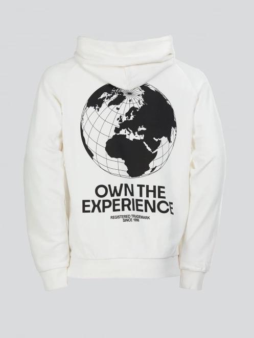 Fundango Kronos Hooded Sweatshirt férfi pulóver fehér színben 9
