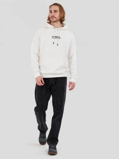 Fundango Kronos Hooded Sweatshirt férfi pulóver fehér színben 4