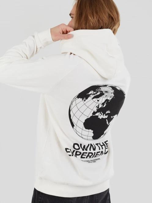 Fundango Kronos Hooded Sweatshirt férfi pulóver fehér színben 6