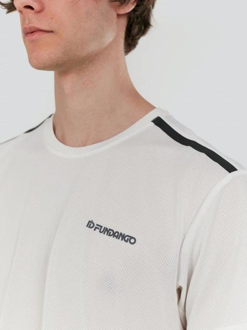 Fundango Skeleton Tech-T férfi rövid ujjú sport póló fehér színben 6