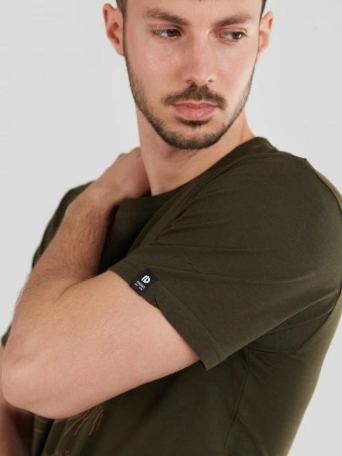 Fundango Legend T-shirt férfi rövid ujjú póló oliva színben 7