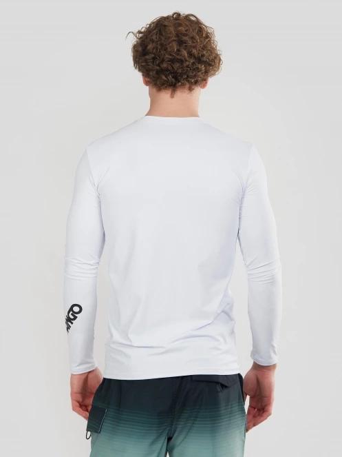 Fundango Manado Long Rashguard férfi hosszú ujjú lycra fehér színben 3
