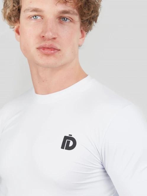 Fundango Manado Long Rashguard férfi hosszú ujjú lycra fehér színben 5