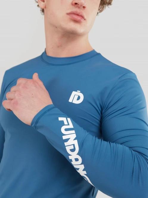 Fundango Manado Long Rashguard férfi hosszú ujjú lycra sötétkék színben 5