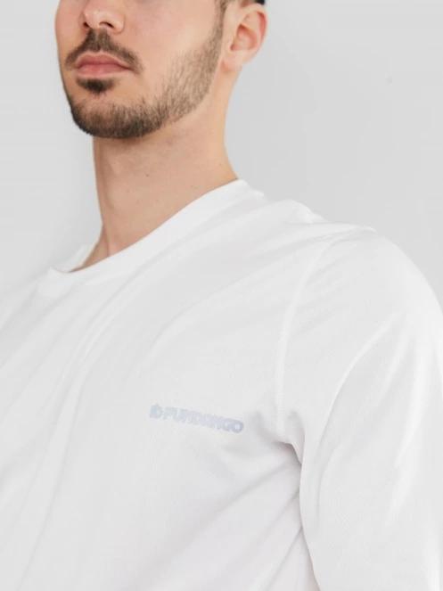 Fundango Maurice Long Rashguard férfi hosszú ujjú lycra fehér színben 6
