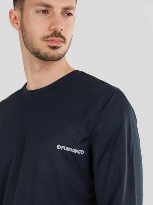 Fundango Maurice Long Rashguard férfi hosszú ujjú lycra sötétkék színben 5