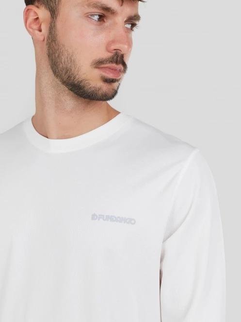 Fundango Maurice Long Rashguard férfi hosszú ujjú lycra fehér színben 7