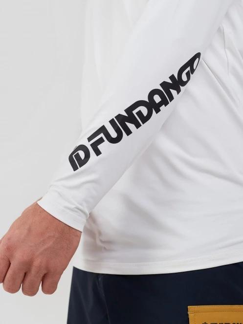 Fundango Manado Long II Rashguard férfi hosszú ujjú lycra fehér színben 7