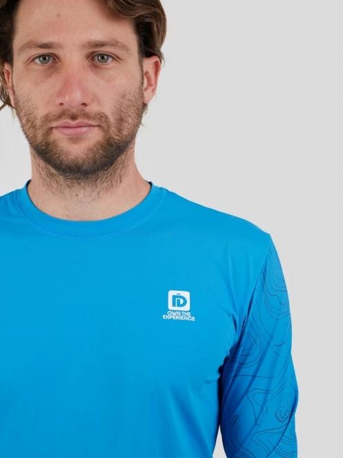 Fundango Manado Long II Rashguard férfi hosszú ujjú lycra világoskék színben 5