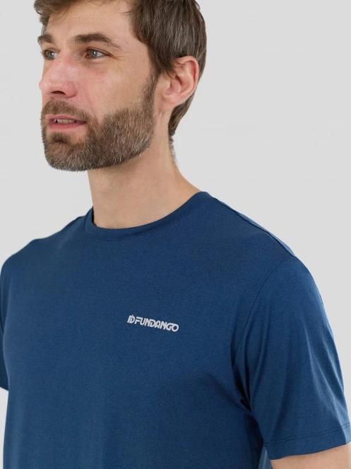 Fundango Bellmore T-shirt férfi rövid ujjú sport póló sötétkék színben 6