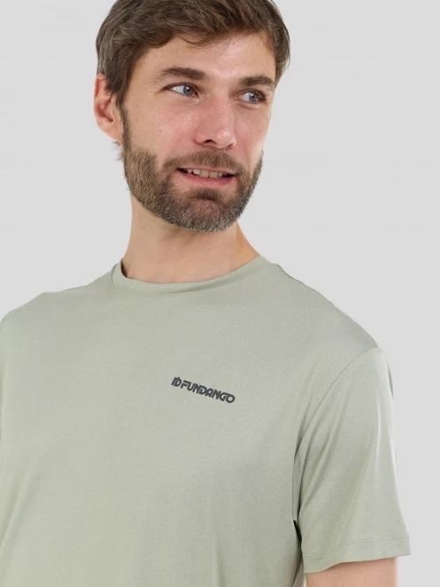 Fundango Bellmore T-shirt férfi rövid ujjú sport póló zöld színben 5