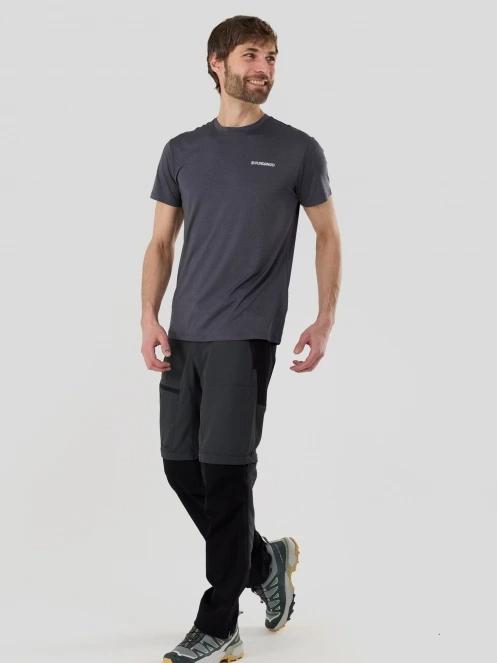 Fundango Bellmore T-shirt férfi rövid ujjú sport póló fekete színben 4