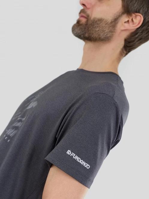 Fundango Bellmore T-shirt férfi rövid ujjú sport póló fekete színben 8