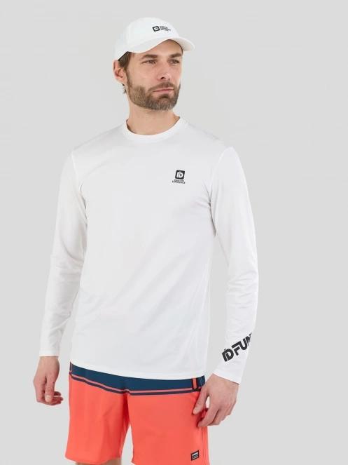 Fundango Manado Long III Rashguard férfi hosszú ujjú lycra fehér színben 5