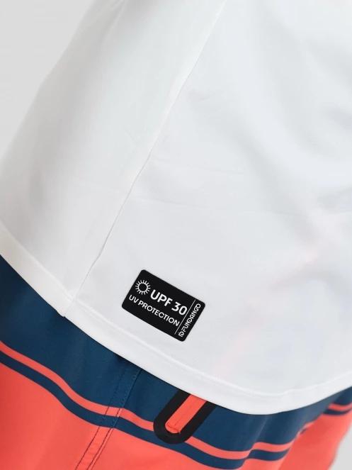 Fundango Manado Long III Rashguard férfi hosszú ujjú lycra fehér színben 8