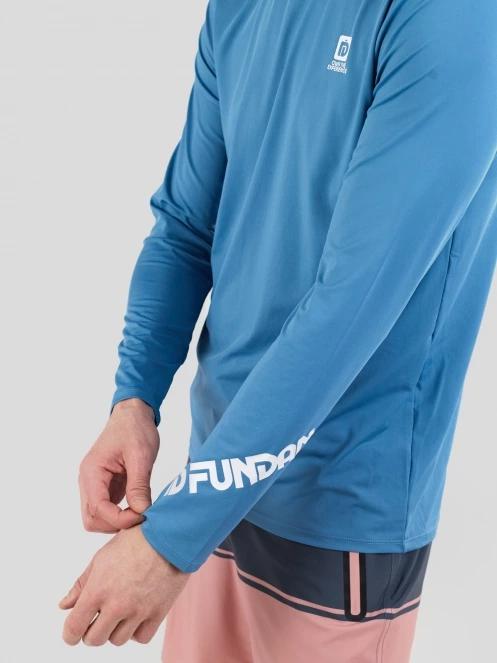 Fundango Manado Long III Rashguard férfi hosszú ujjú lycra kék színben 6