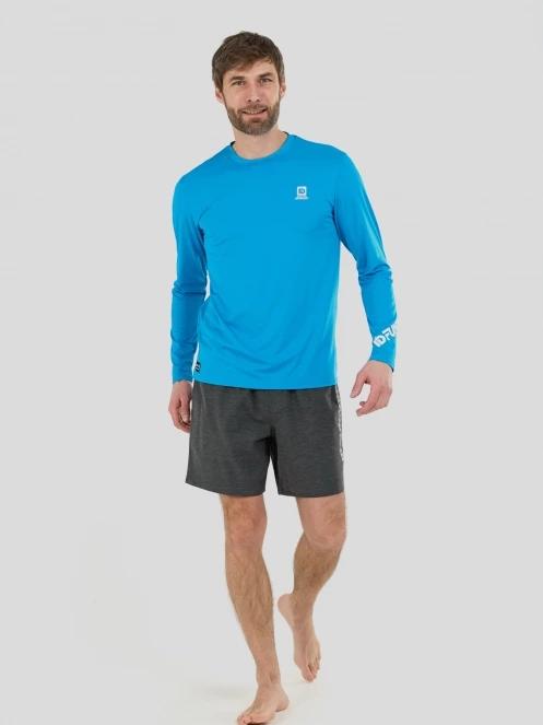 Fundango Manado Long III Rashguard férfi hosszú ujjú lycra világoskék színben 4