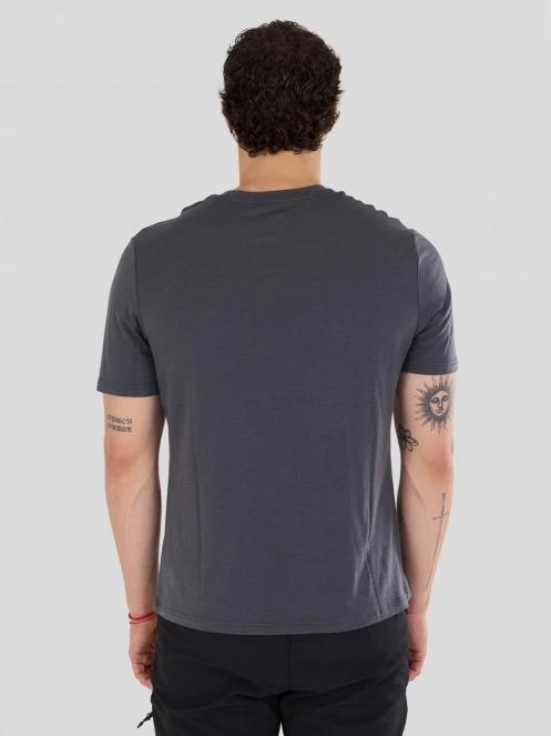 Fundango Wanaka Merino T-shirt férfi rövid ujjú póló szürke színben 3