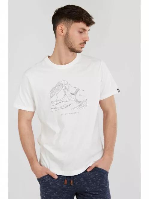 Fundango Basic T Logo-1 T-shirt férfi rövid ujjú póló fehér színben 2