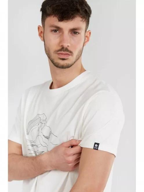 Fundango Basic T Logo-1 T-shirt férfi rövid ujjú póló fehér színben 4