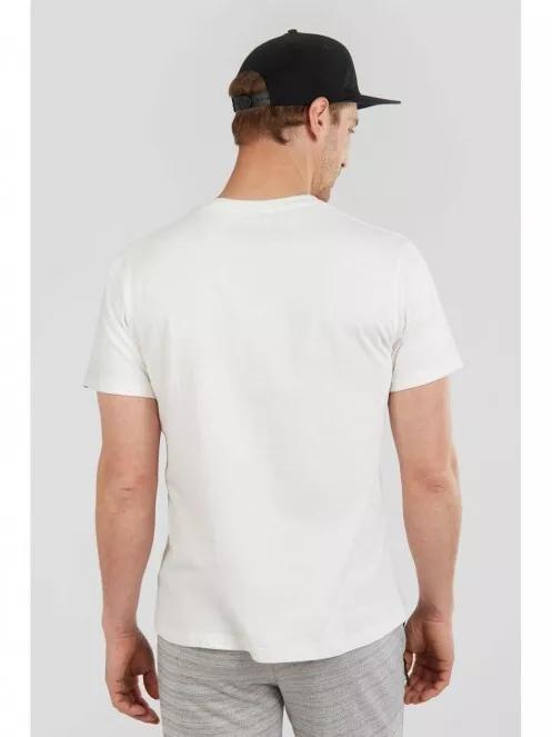 Fundango Basic T Logo-6 T-shirt férfi rövid ujjú póló fehér színben 3