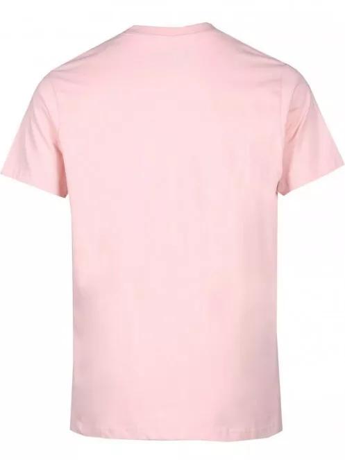 Fundango Basic T Logo-6 T-shirt férfi rövid ujjú póló rózsaszín színben 6