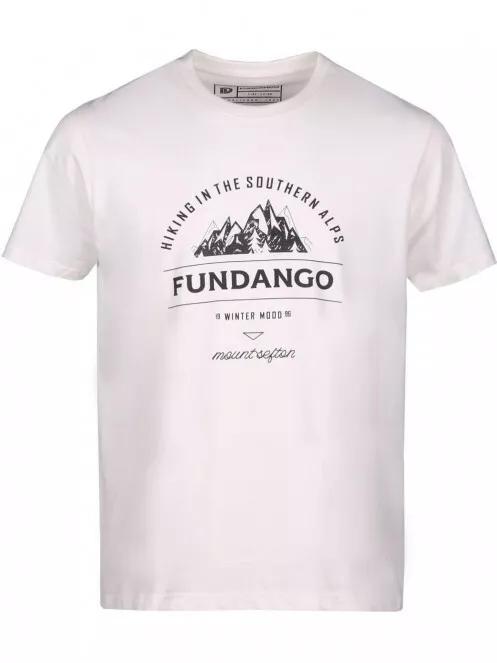 Fundango Basic T Logo-7 T-shirt férfi rövid ujjú póló fehér színben 6