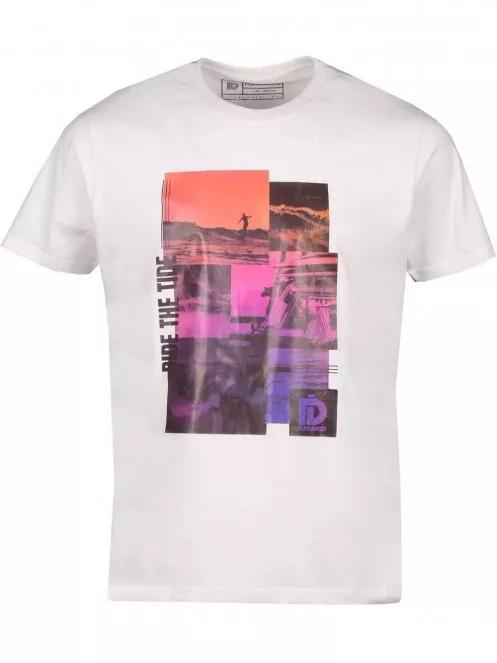 Fundango Basic T Logo-9 T-shirt férfi rövid ujjú póló fehér színben 2