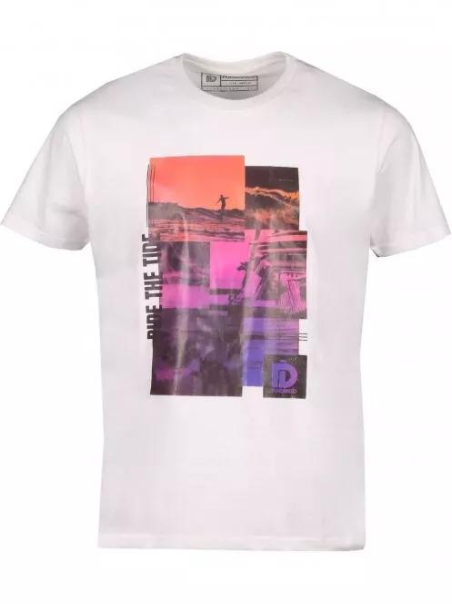 Fundango Basic T Logo-9 T-shirt férfi rövid ujjú póló fehér színben 4