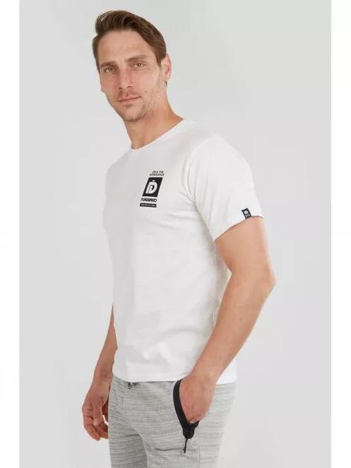 Fundango Basic T Logo-10 T-shirt férfi rövid ujjú póló fehér színben 2