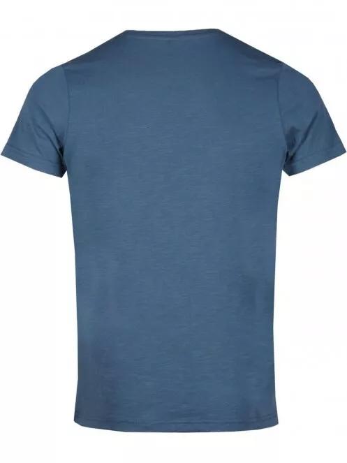 Fundango Jaggy Structured Tshirt férfi rövid ujjú póló kék színben 7