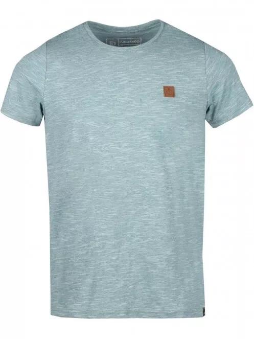 Fundango Jaggy Structured Tshirt férfi rövid ujjú póló zöld színben 6