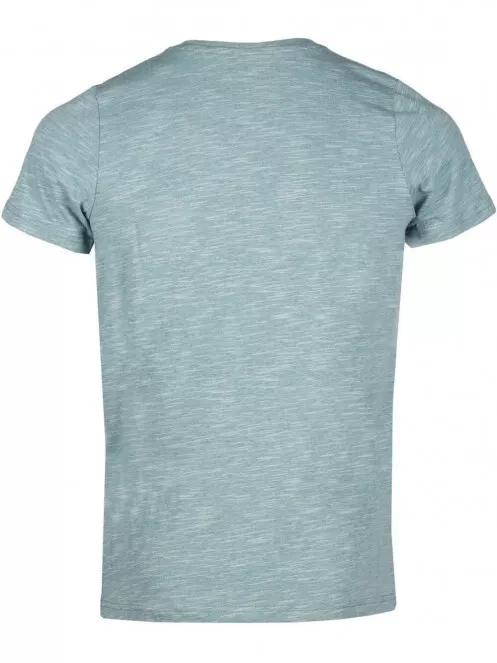 Fundango Jaggy Structured Tshirt férfi rövid ujjú póló zöld színben 7