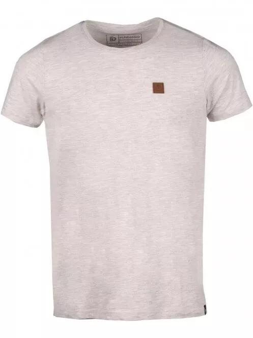 Fundango Jaggy Structured Tshirt férfi rövid ujjú póló homok színben 6