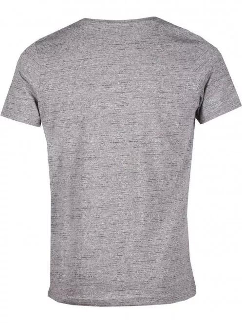 Fundango Jaggy Structured Tshirt férfi rövid ujjú póló szürke színben 7