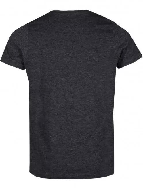 Fundango Jaggy Structured Tshirt férfi rövid ujjú póló fekete színben 6