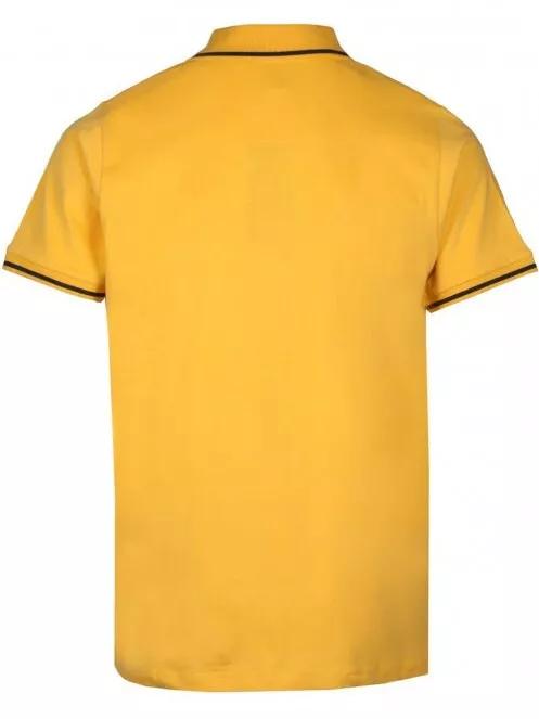 Fundango Incognito Poloshirt férfi galléros póló sárga színben 7